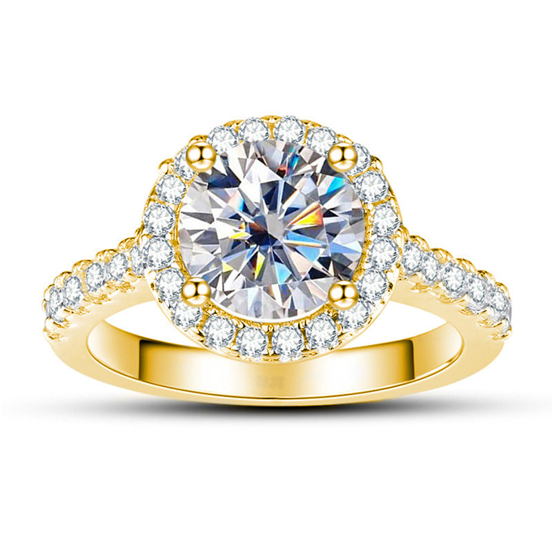 1‑Carat Moissanite Ring (925 Sterling Silver)