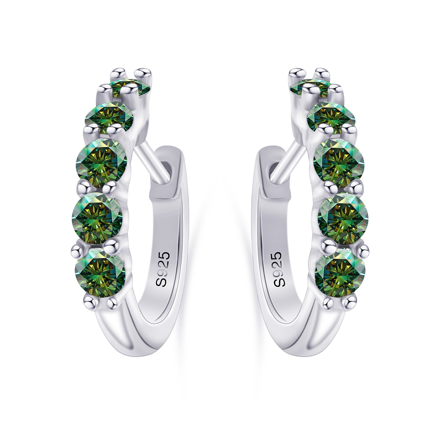 Moissanite Stud Earrings — D Color | Highridge Global