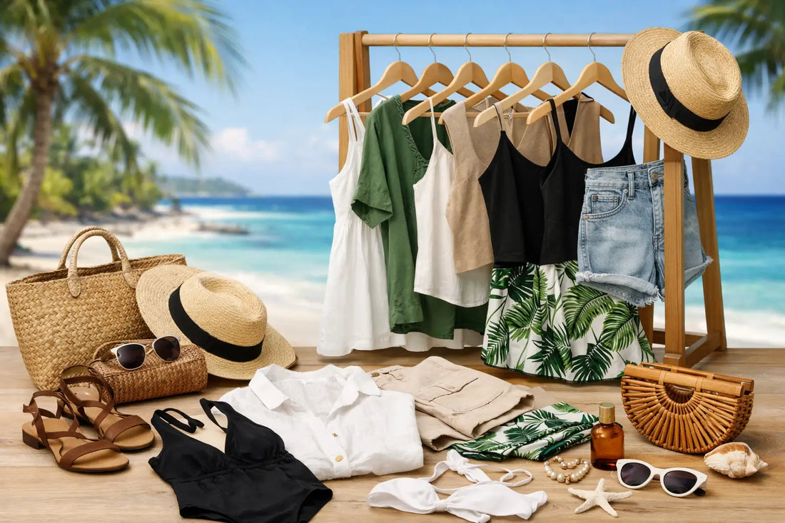 12-Piece Capsule Wardrobe for Tropical Vacation