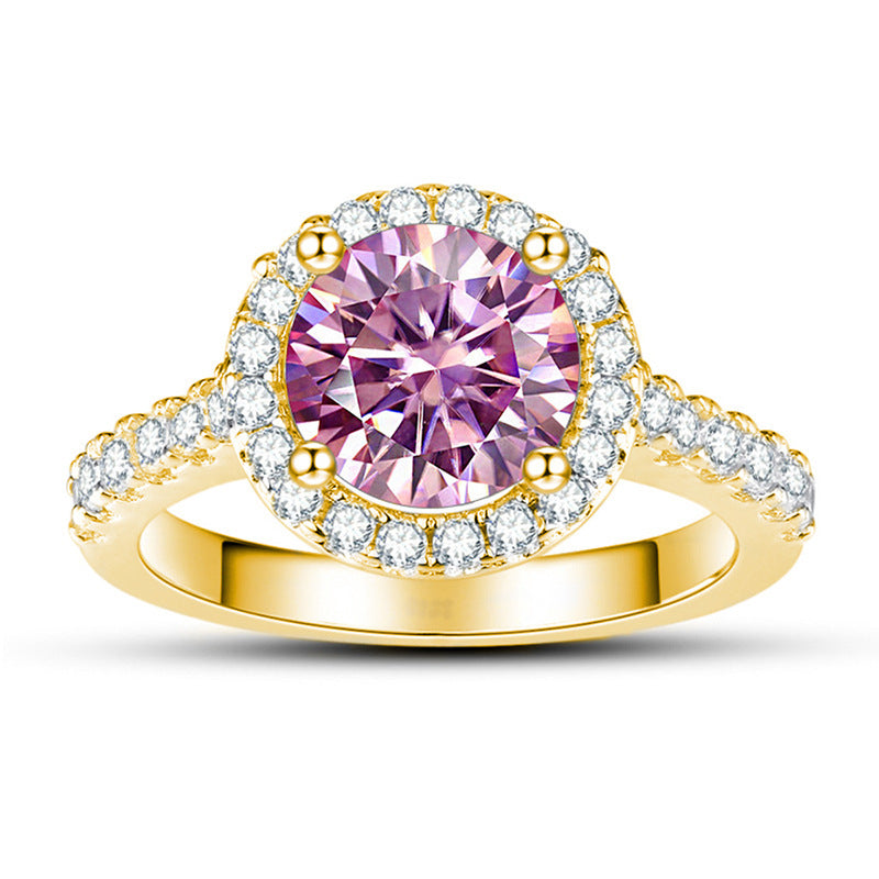 1‑Carat Moissanite Ring (925 Sterling Silver)