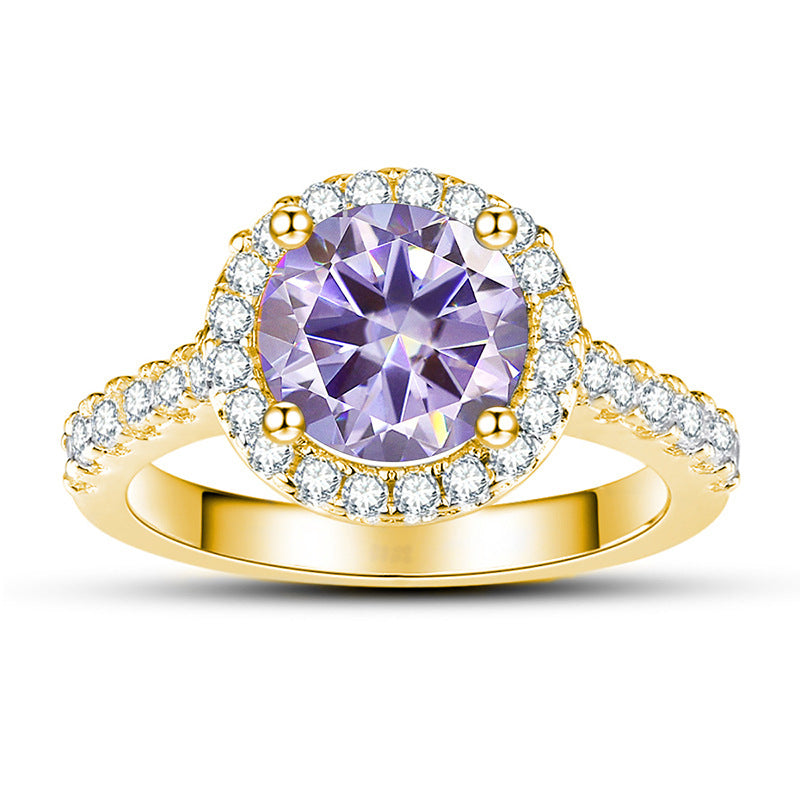 1‑Carat Moissanite Ring (925 Sterling Silver)