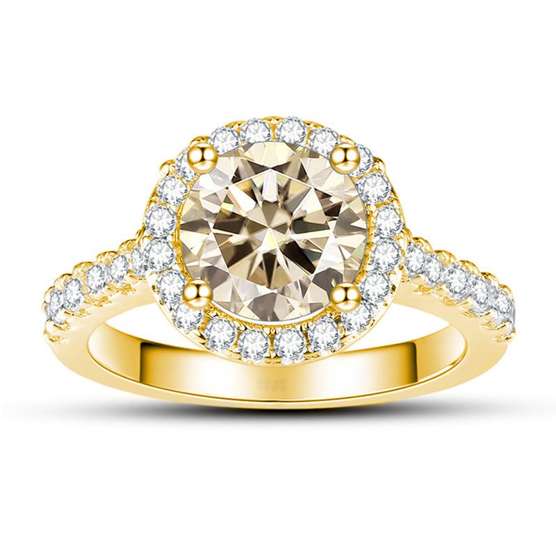 1‑Carat Moissanite Ring (925 Sterling Silver)