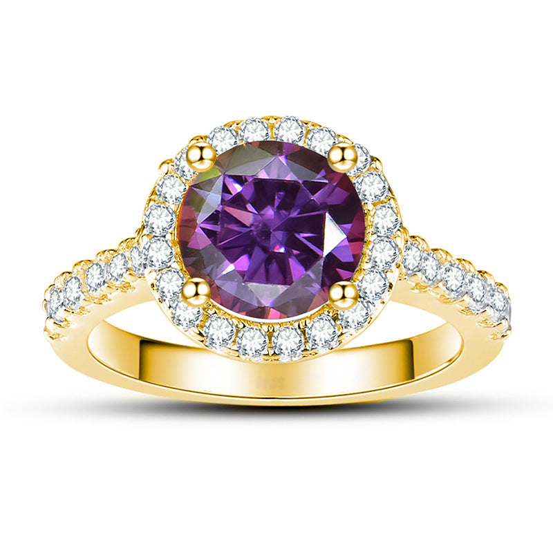 1‑Carat Moissanite Ring (925 Sterling Silver)