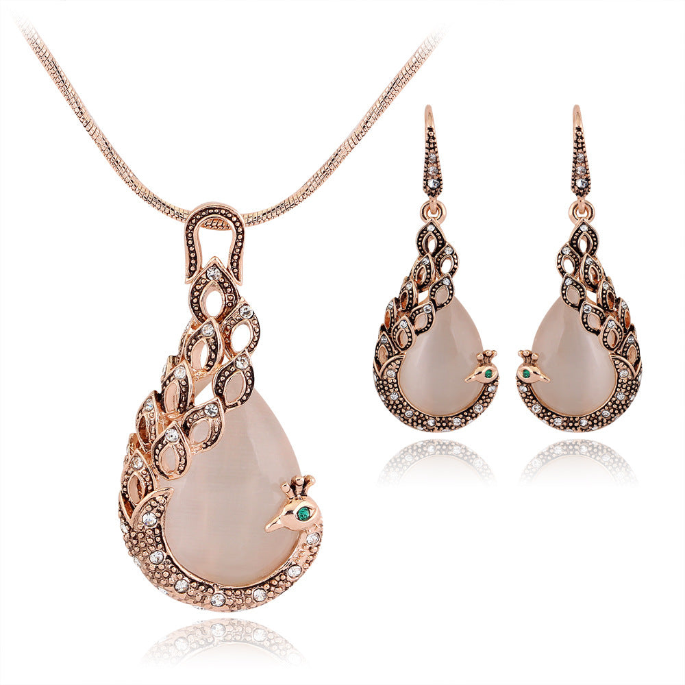 Peacock Jewelry Set | Highridge Global