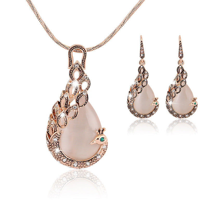 Peacock Jewelry Set | Highridge Global