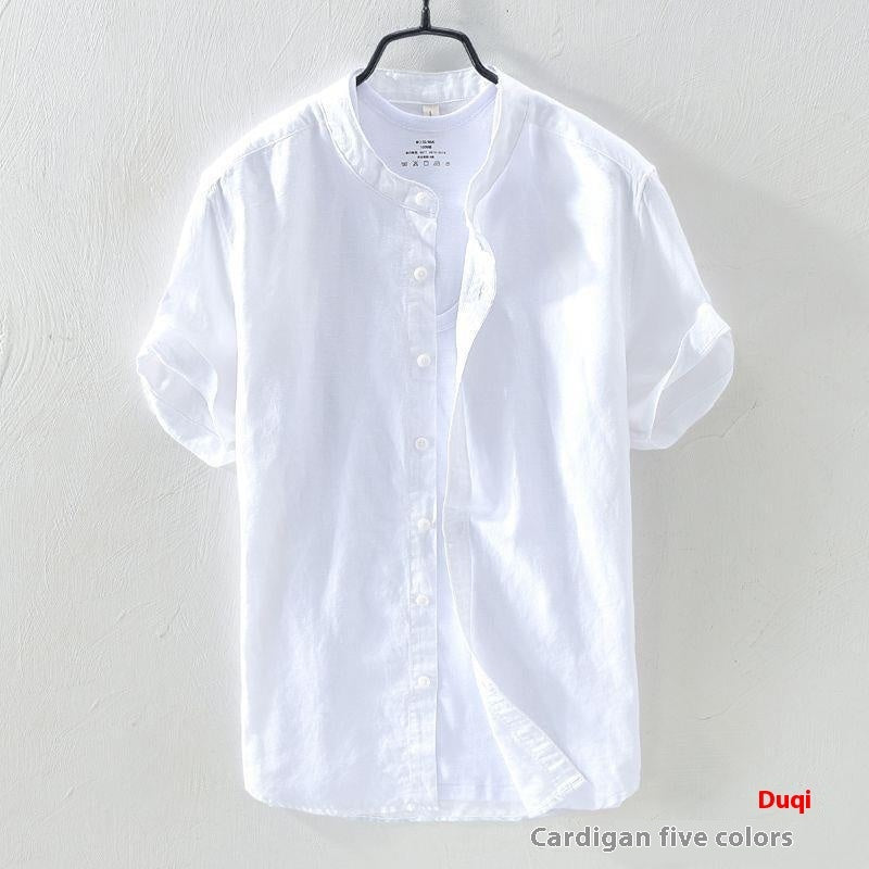 Men’s Japanese Linen Short Sleeve Shirt