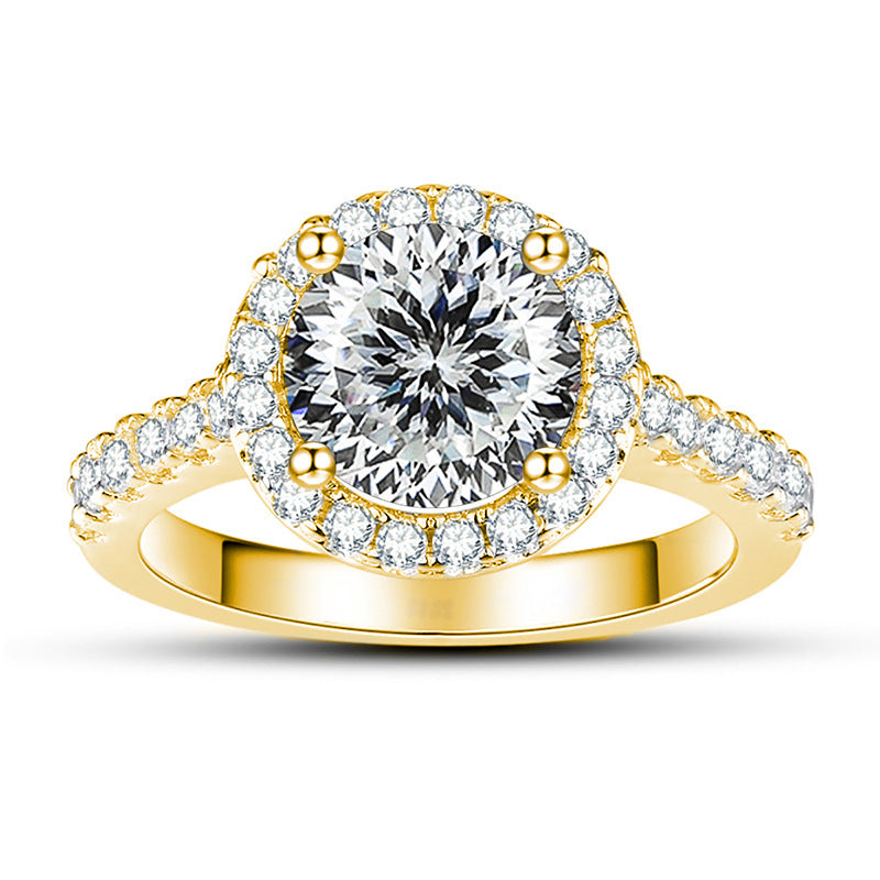 1‑Carat Moissanite Ring (925 Sterling Silver)