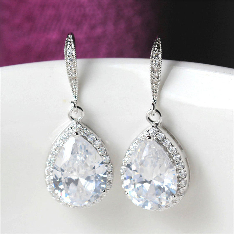 Zircon Drop Earrings | Highridge Global