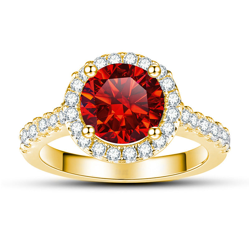 1‑Carat Moissanite Ring (925 Sterling Silver)