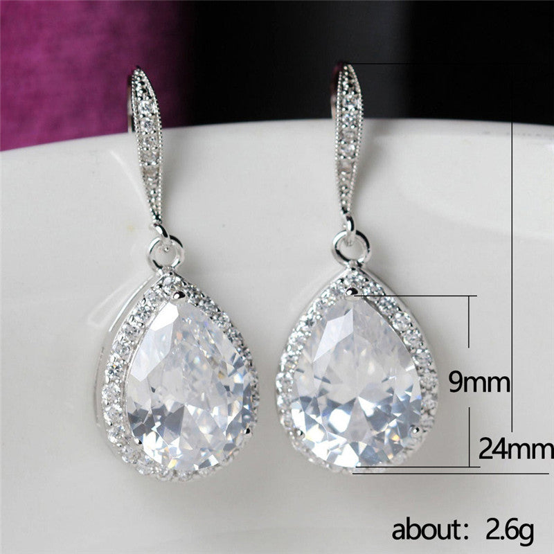 Zircon Drop Earrings | Highridge Global