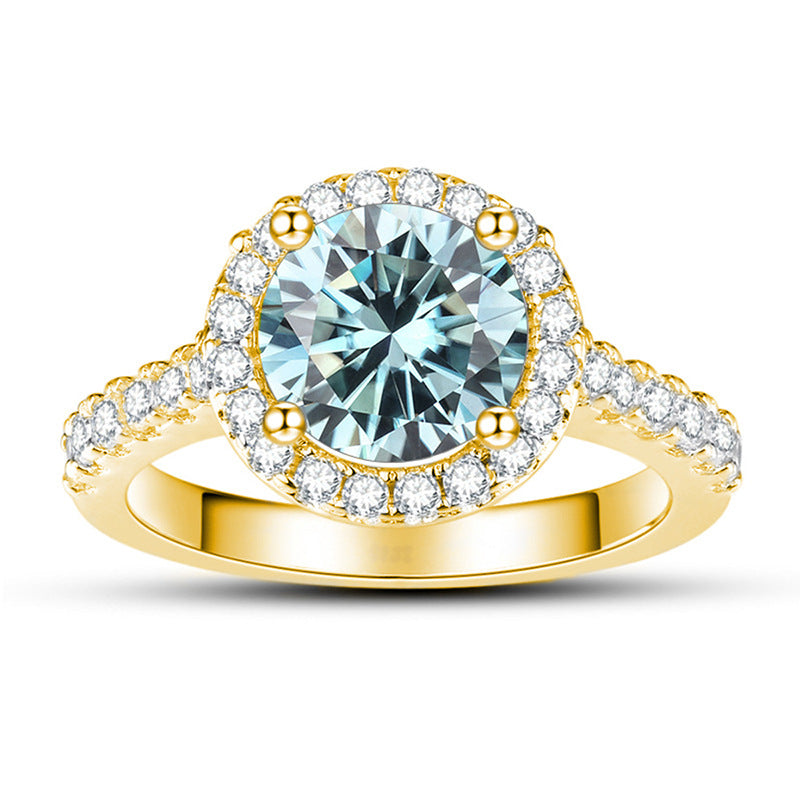 1‑Carat Moissanite Ring (925 Sterling Silver)