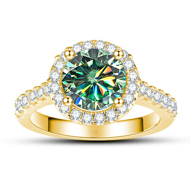 1‑Carat Moissanite Ring (925 Sterling Silver)